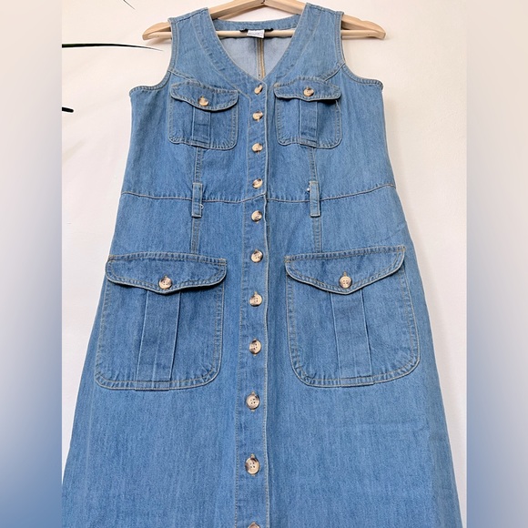 ** SOLD ** Vintage 90’s True Blue long jean dress - Picture 6 of 13